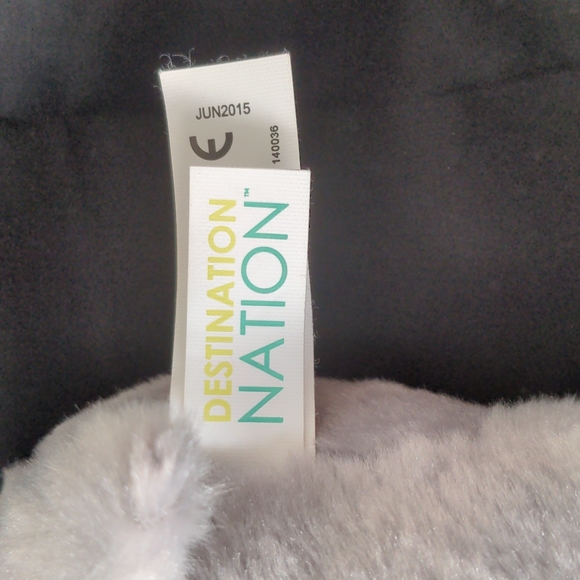 Destination Nation Aurora Gray Plush Stuffed Animal Tusk Elephant Jun 2015 - Picture 7 of 8